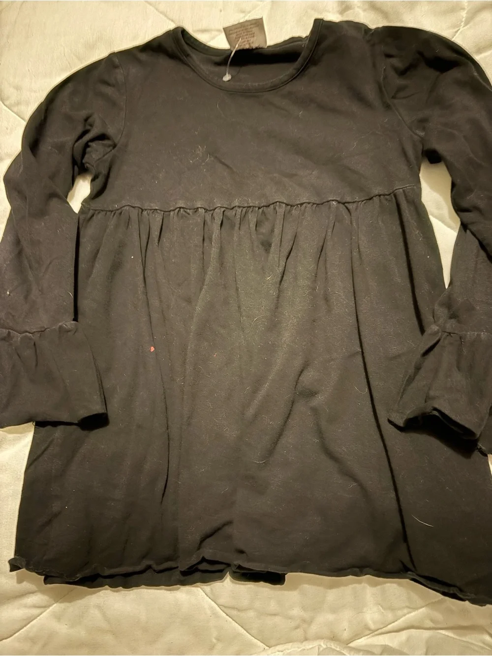 Orange and black boutique outfit